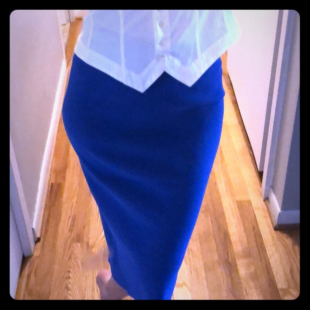 Autumn cashmere pencil skirt size S